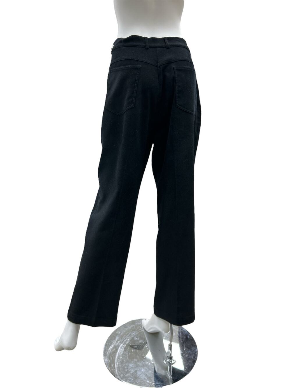 St. John Sport By Marie Gray Pants Women’s Size 14 Gold Hardware Black